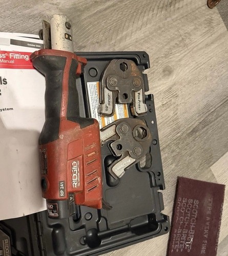 Ridgid rp241 12v pro - ridgid, press